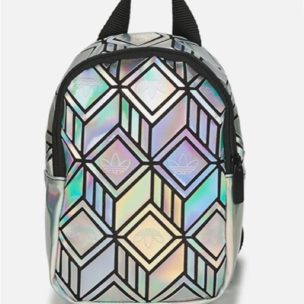 Adidas Originals 3D Sliver Metallic Mini Backpack . Like New